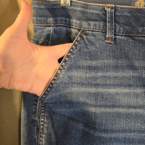 Vintage Y2K Democracy 16W  Blue Classic Bootcut Jeans [0452] - Picture 4 of 10